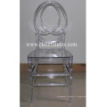 Kd Gold Transparent Napoleon Plastic Chair pour location et banquet (YC-P23-1)